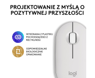 LOGITECH Mysz bezprzewodowa M350s 910-007013 biała - 1172757 - zdjęcie 15